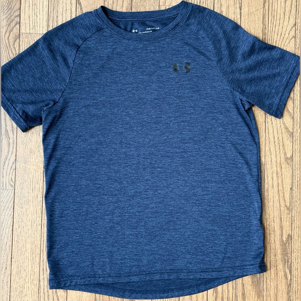 Under Armour Kids Navy Blue Short Sleeve Tee